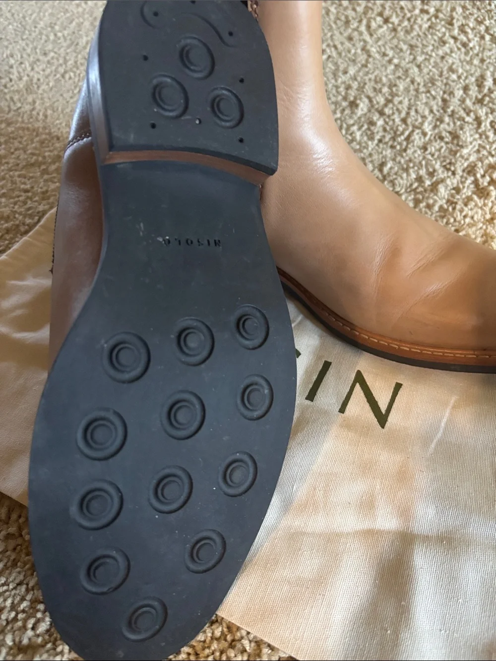 Nisolo Tan Leather Chelsea Ankle Boots
